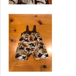 Baby Boy Cowboy Western Romper